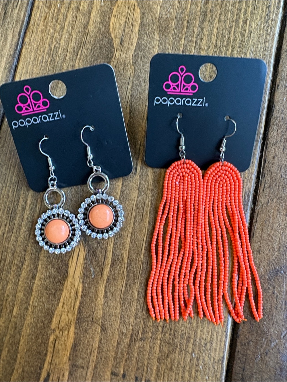 Orange Earrings